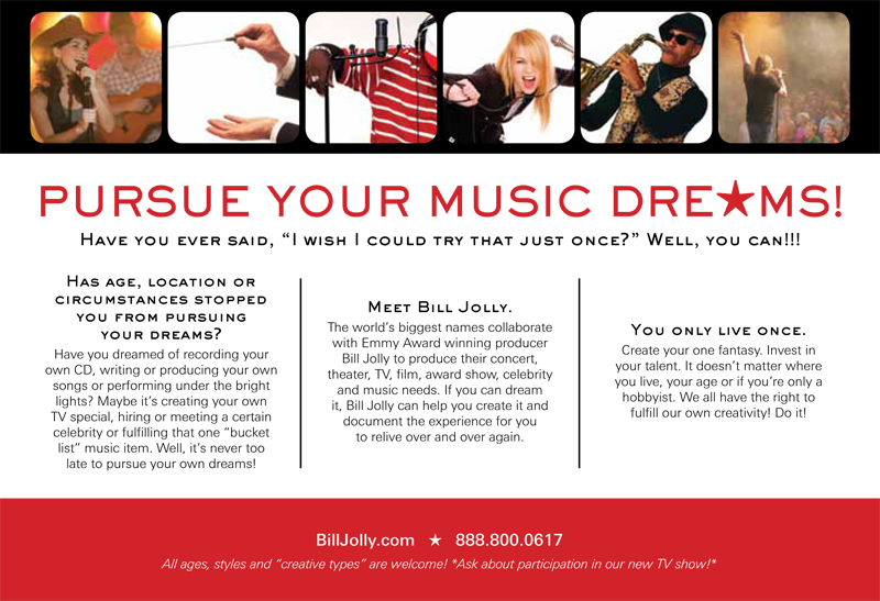 music dreams bill jolly